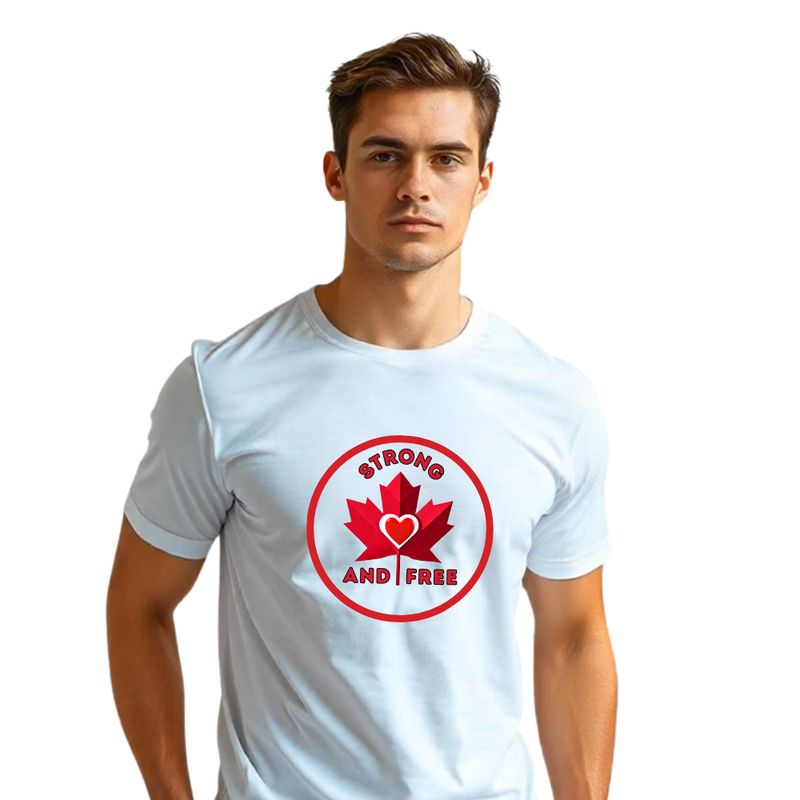 Strong and Free (circular) - Sustainable Cotton T-shirt - Men