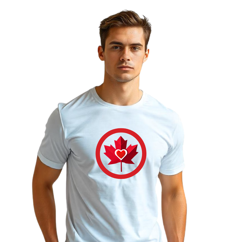 Canada Love - Sustainable Cotton T-shirt - Men's