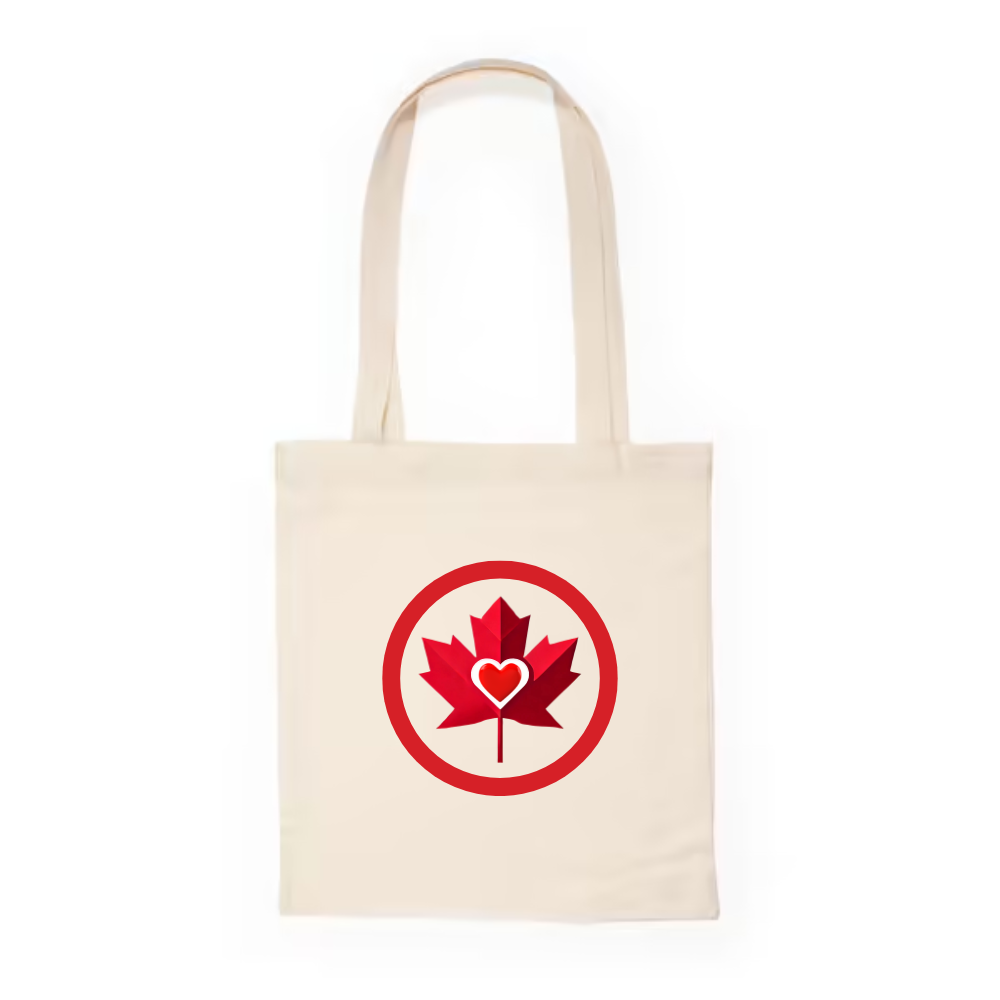 Canada Love - Eco-friendly cotton tote bag