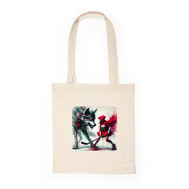 Face Off - Eco-friendly cotton tote bag