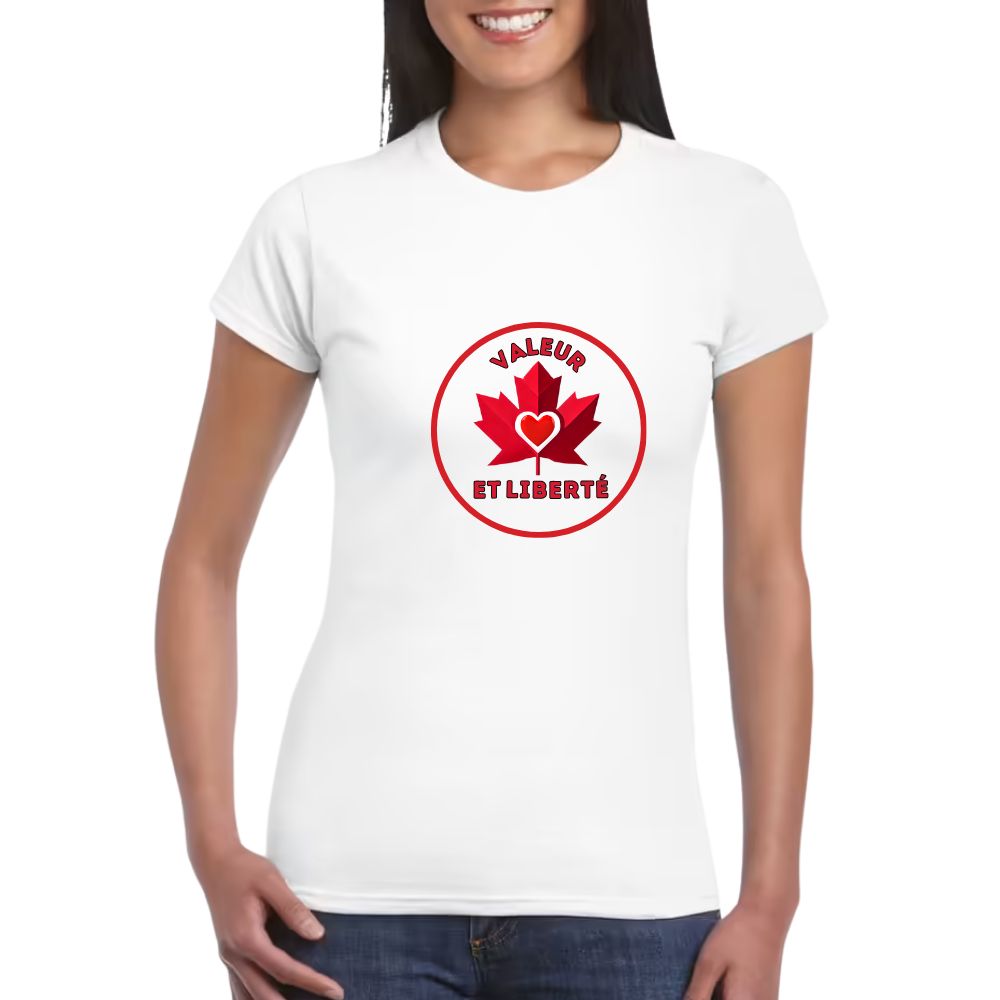 Valeur et liberté (Circular) - Sustainable Cotton T-shirt - Women