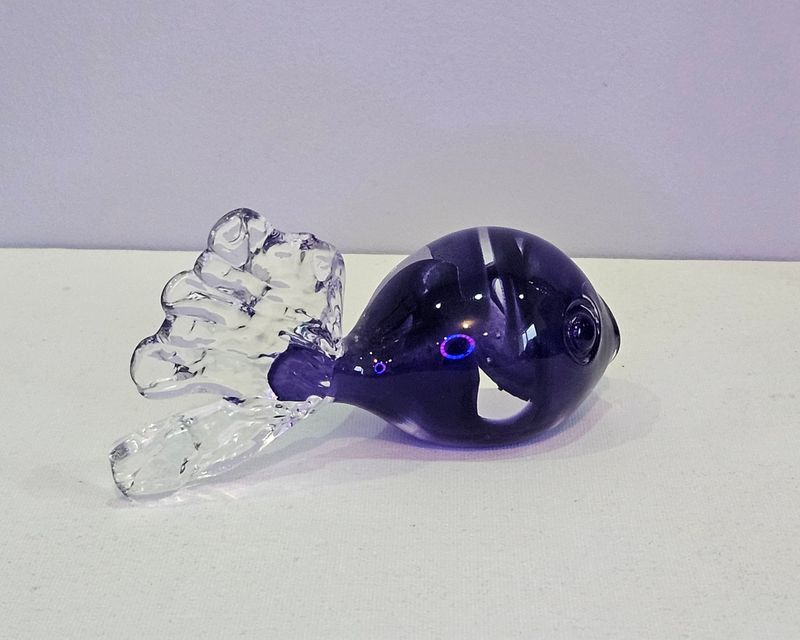 poisson en verre ( artisanale soufflé en France )