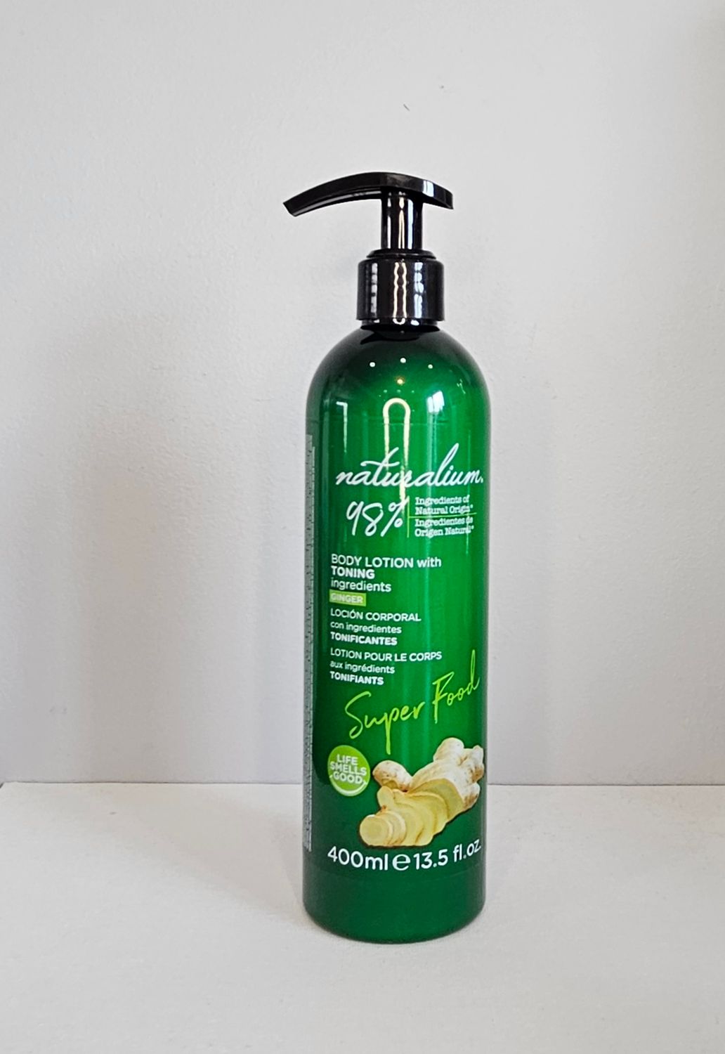 Lotion corporelle avec pompe au gingembre 400ml