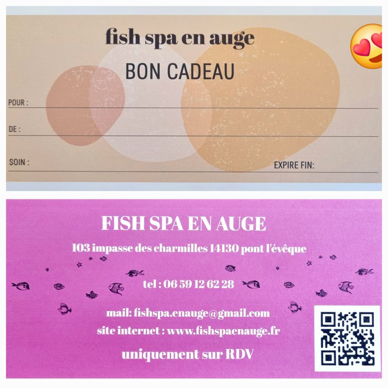 BON CADEAU FISH PEDICURE 20 MINUTES SOLO