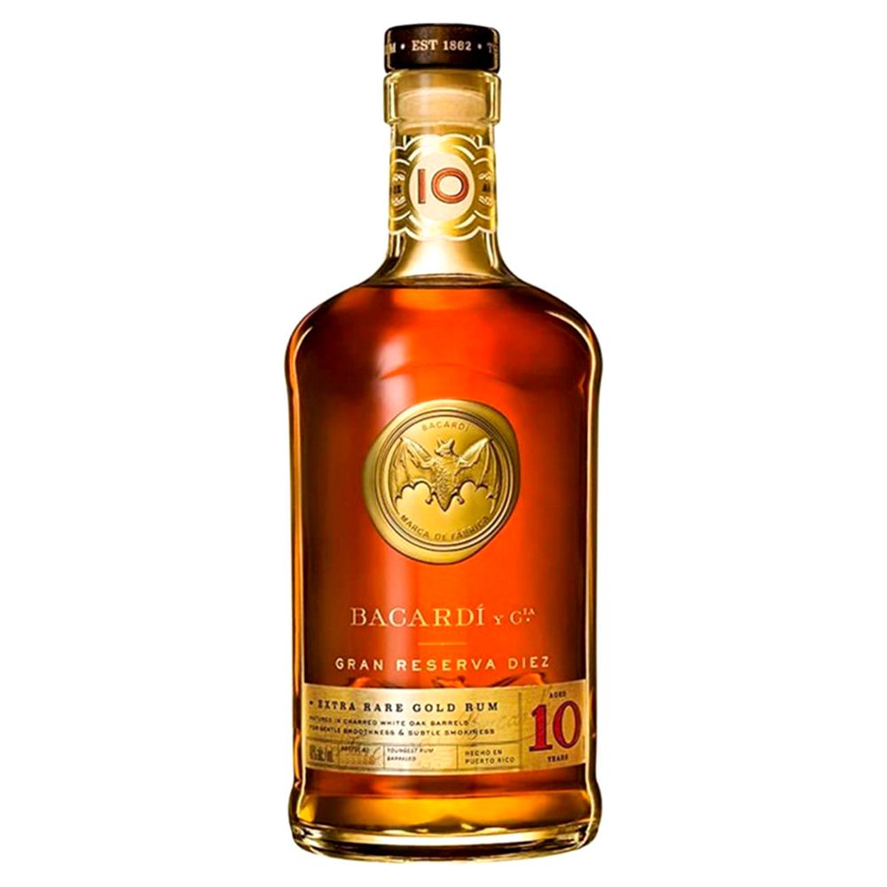Bacardi Gran Reserva Diez 10 Rum 750ML