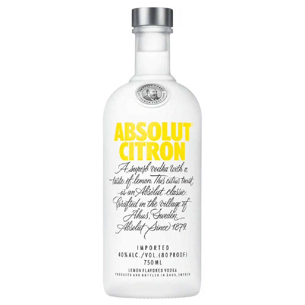 Absolut Vodka Citron 750ML