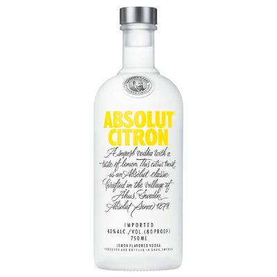 Absolut Vodka Citron 750ML