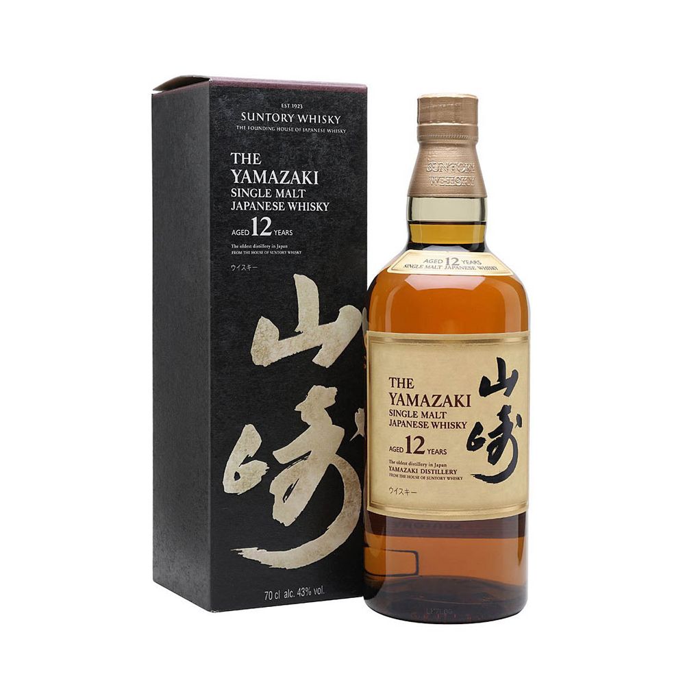 Yamazaki 12 Year Japanese Single Malt Whiskey 750ML