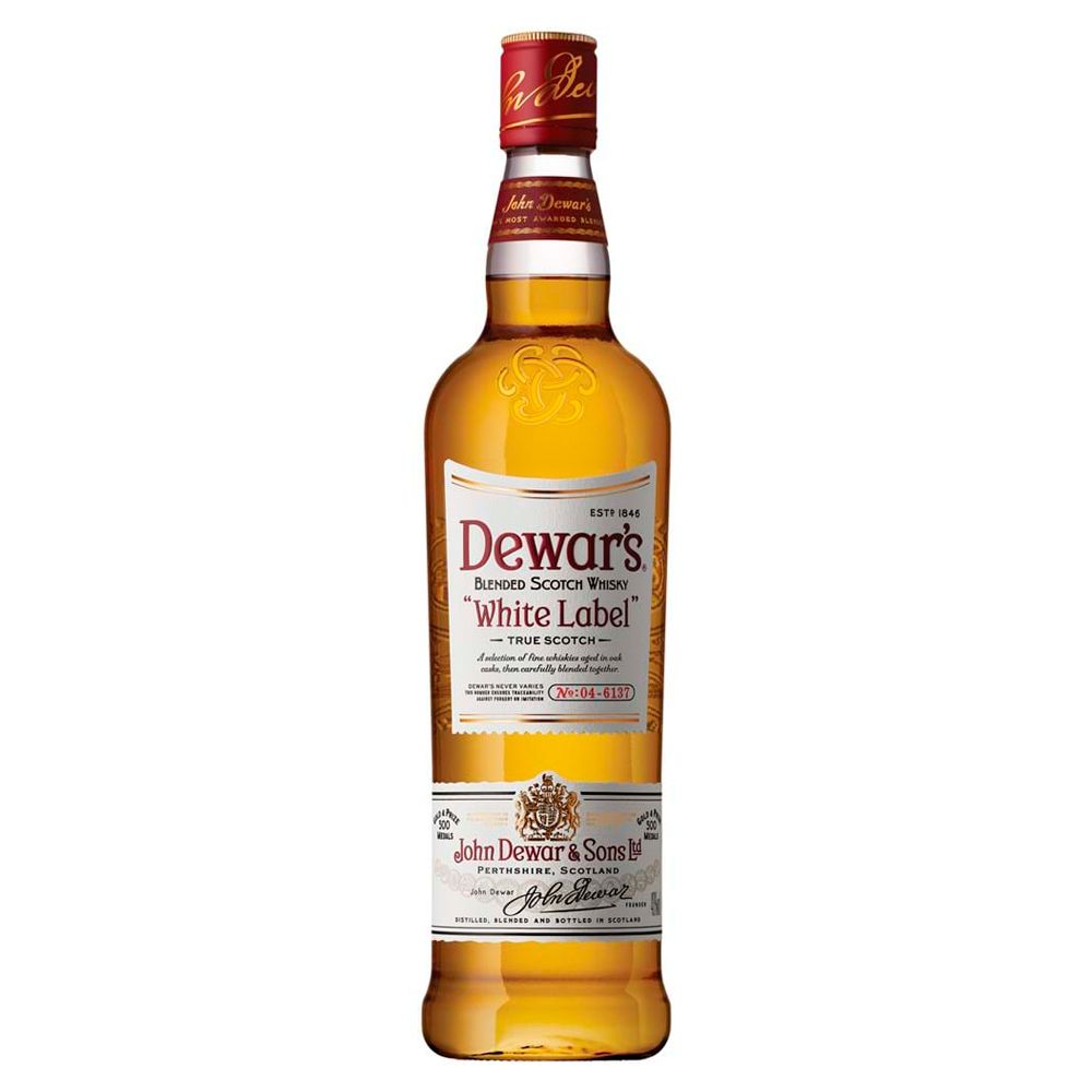 Dewars “White Label” 750ML