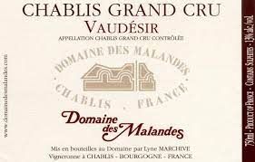 2023 Domaine des Malandes "Vaudésir" Chablis Grand Cru, Burgundy - 750ml