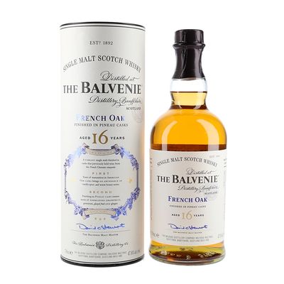 The Balvenie 16 Year Old "French Oak" Pineau Cask Finish Speyside Single Malt Scotch Whisky - 750ml