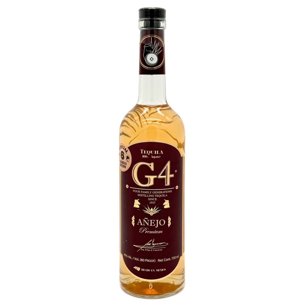 G4 Tequila Anejo &quot;Six Barrel Edition&quot; 750ML