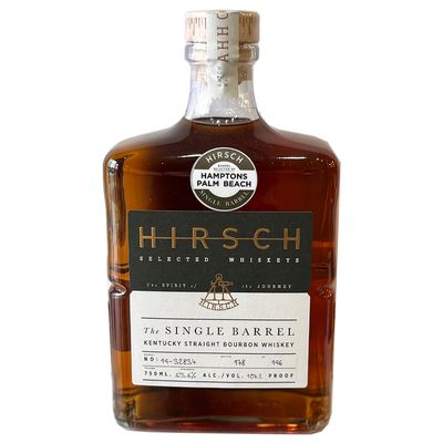 Hirsch &quot;Hamptons Palm Beach&quot; Single Barrel Straight Bourbon 750ML