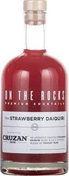On The Rocks Cruzan Strawberry Daiquiri 375ML