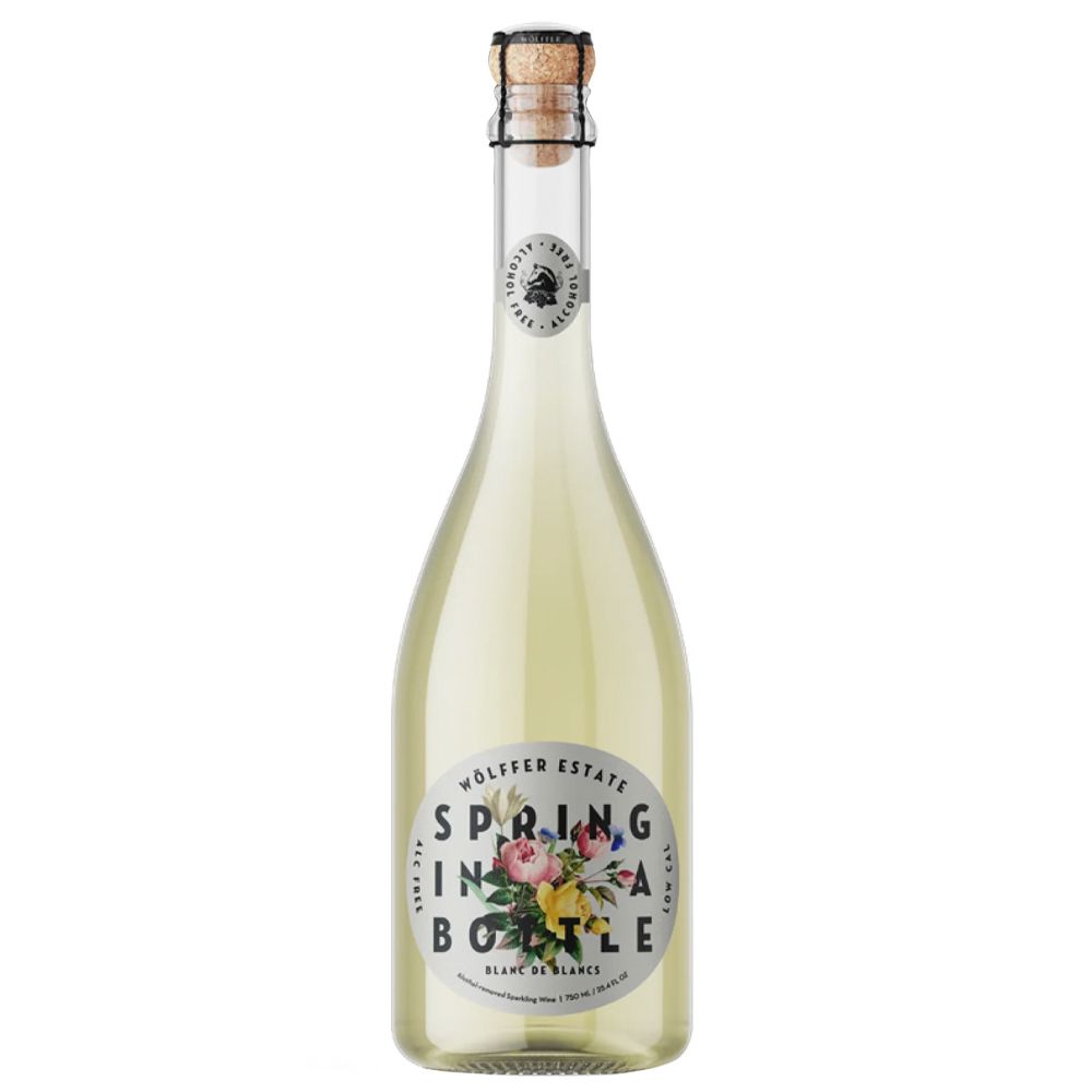 Wolffer &quot;Spring in a bottle&quot; Blanc de Blancs Sparkling Non Alcoholic  Splits 200ML