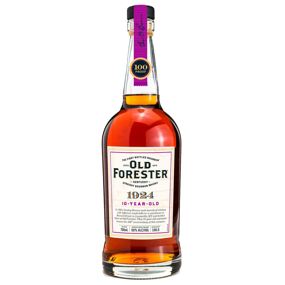 Old Forester Bourbon  "1924 Whiskey Row" 10 Year Old 100 Proof 750ML