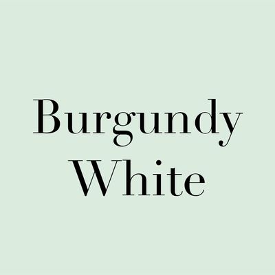 Burgundy White