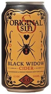 Original Sin Black Widow Cider 12 oz can