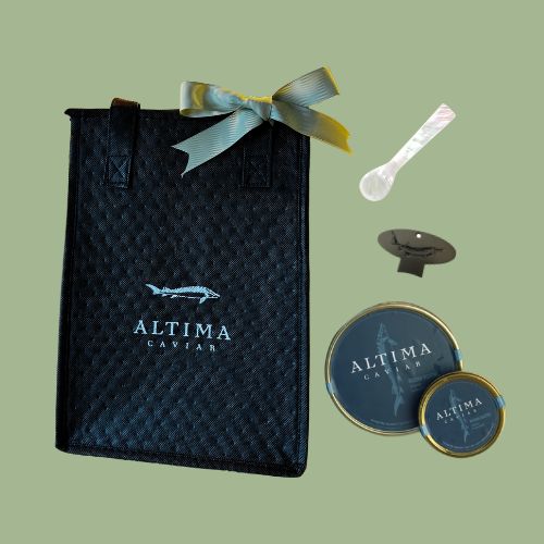 Israeli Amber Oscietra Caviar 100g (Acipenser gueldenstaedtii) - Altima Caviar Palm Beach