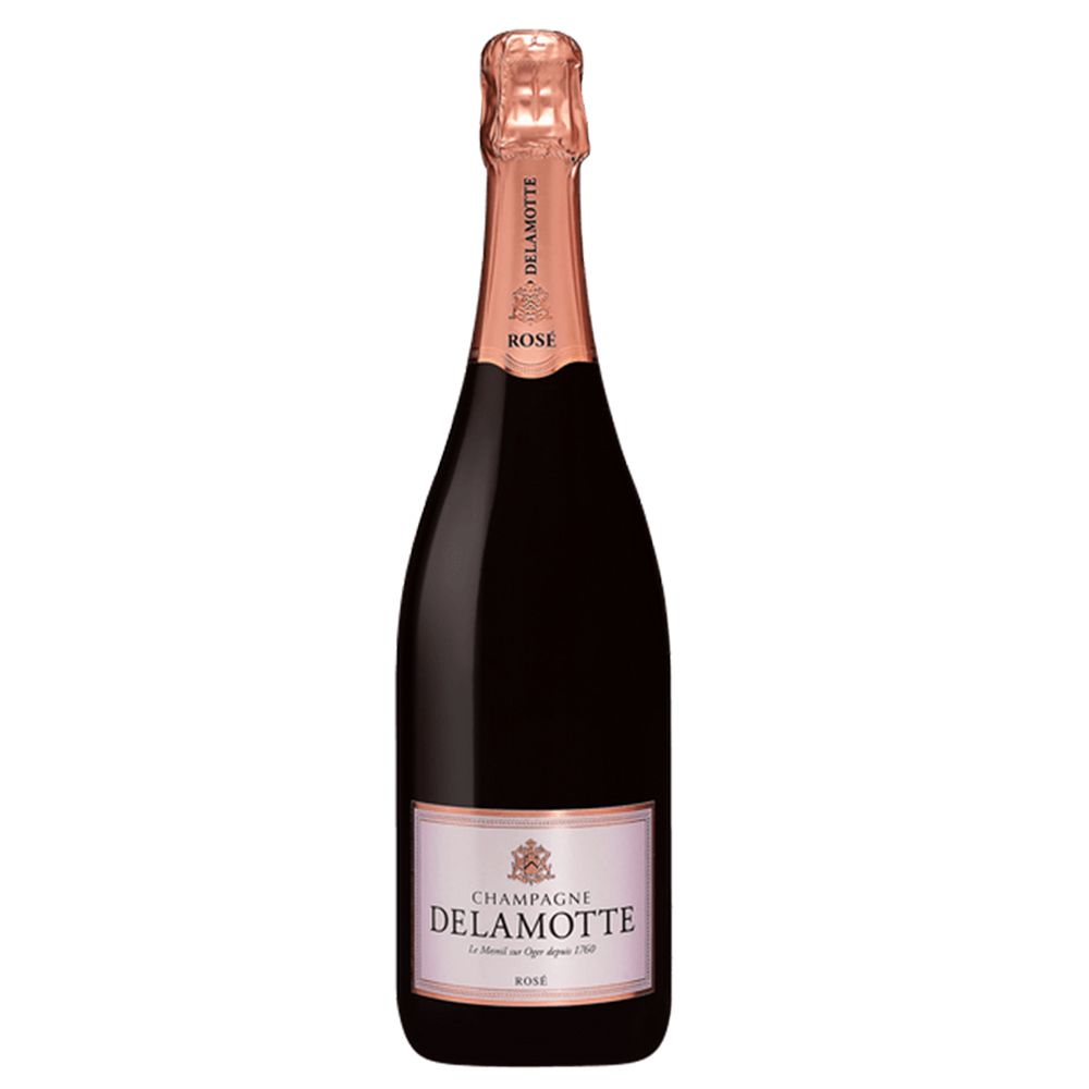 NV Delamotte Brut Rose, Champagne, France - 750ml