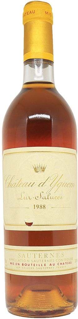 1988 Chateau d'Yquem Sauternes, Bordeaux, France - 750ML