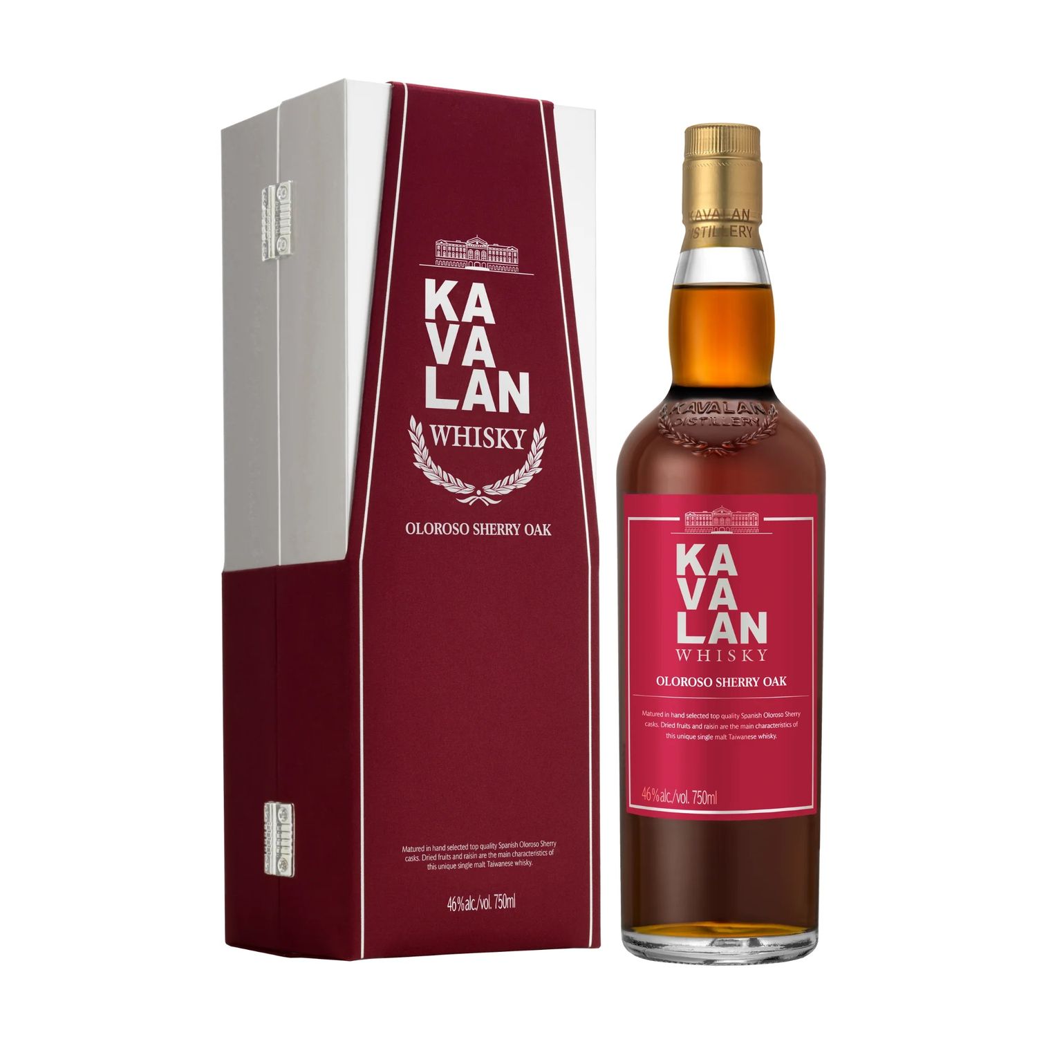 Kavalan Whisky, Oloroso Sherry Oak, Taiwan - 750ML
