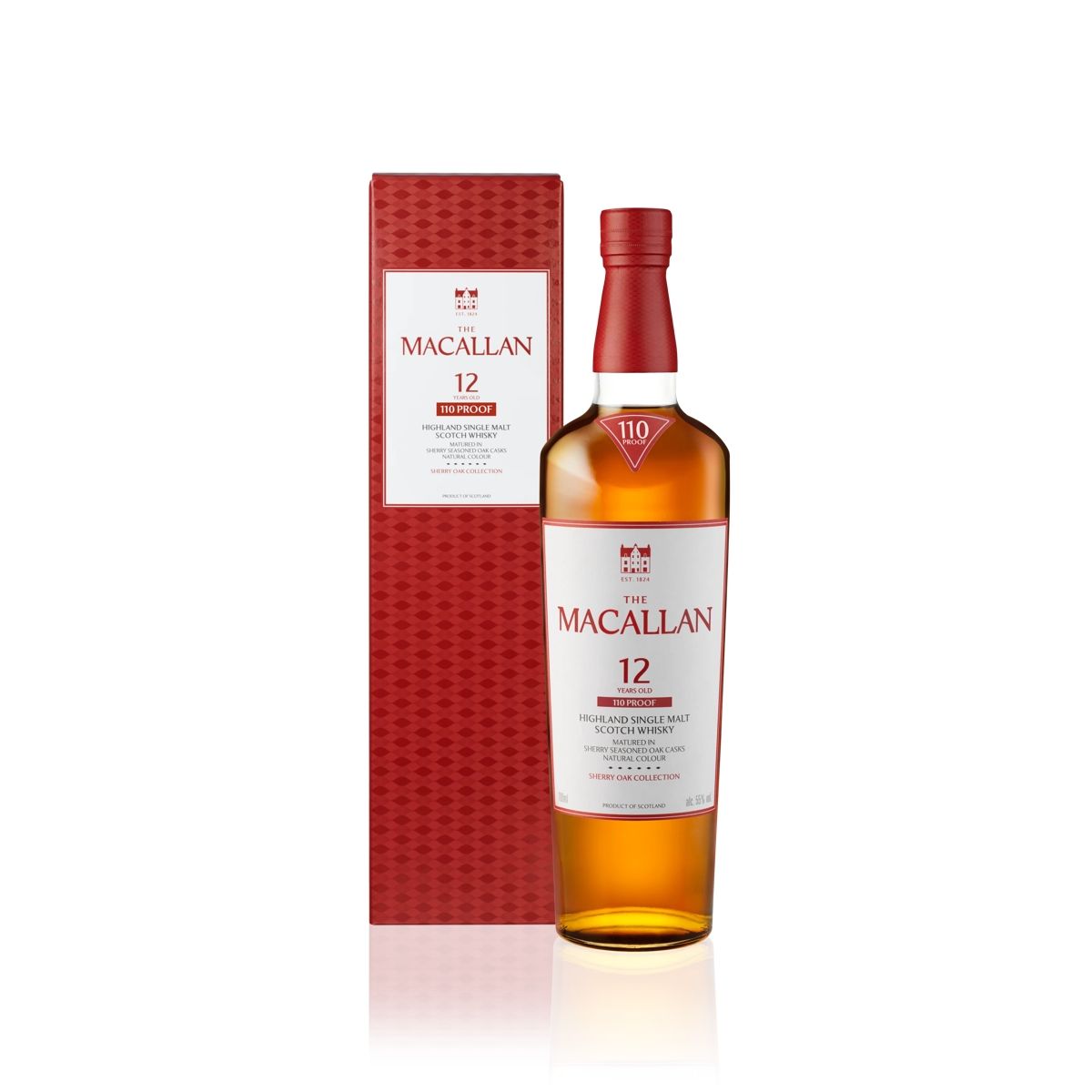 Macallan 12, High Strength Sherry Cask 110 proof - 750ML