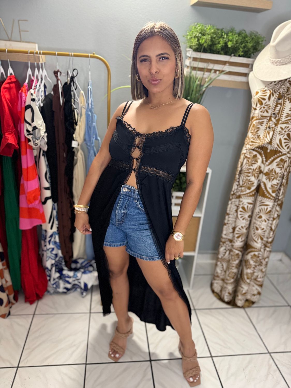 Black Tunic Top
