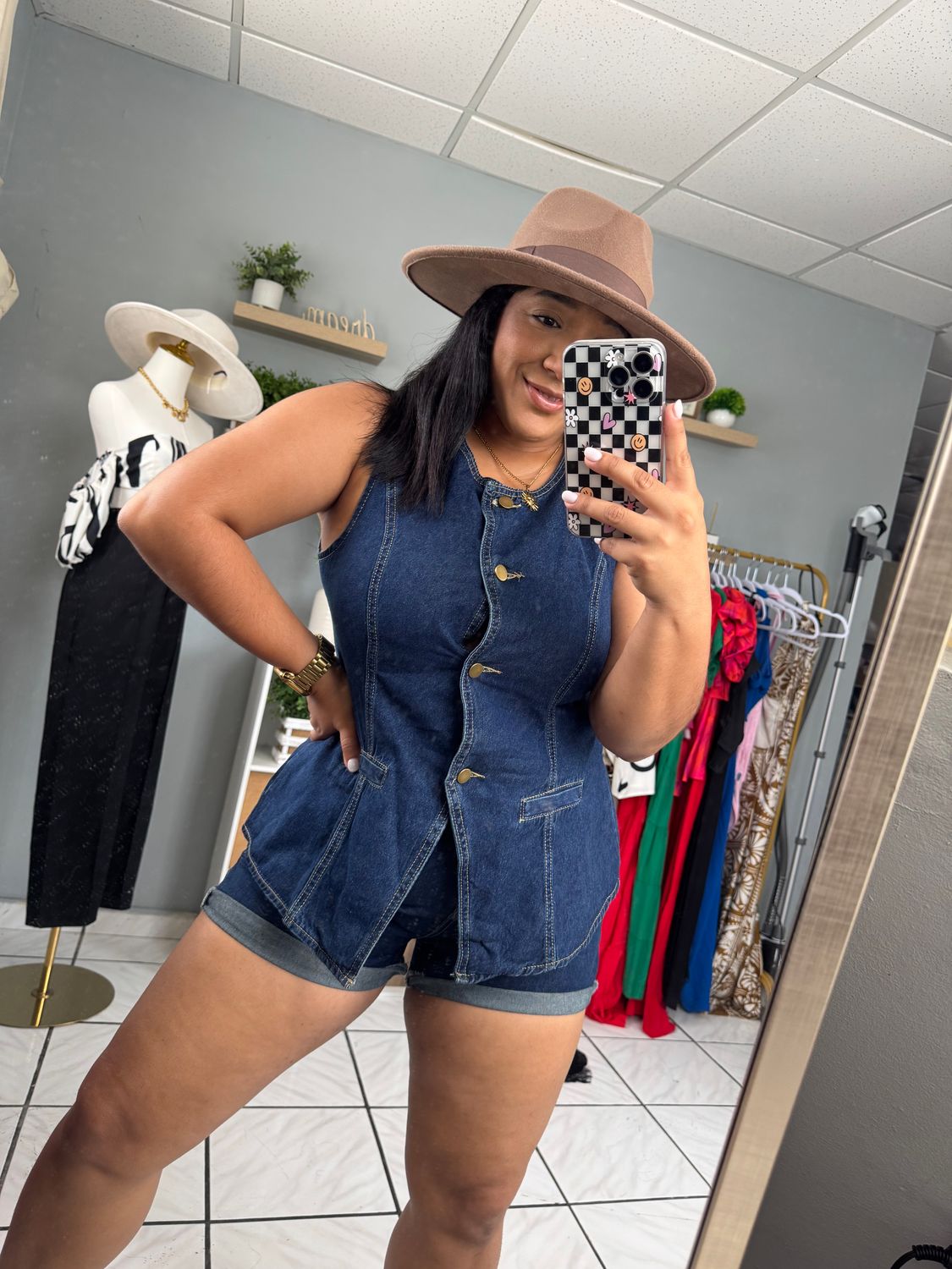 Navy Denim Set