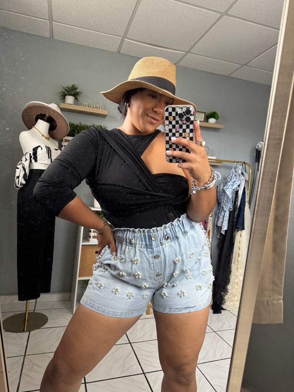 Pearl Denim Short