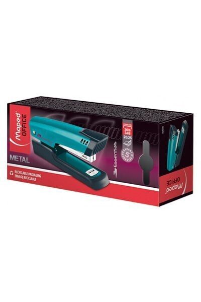 Agrafador Maped Essentials Azul Metálico