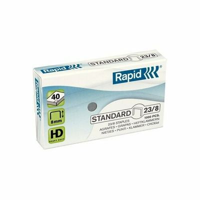 Agrafos Rapid Standard HD nº23/8 Galvanizados