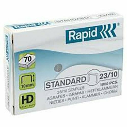 Agrafos Rapid Standard HD nº23/10 Galvanizados