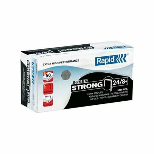 Agrafos Rapid Super Strong nº24/8+ Galvanizados