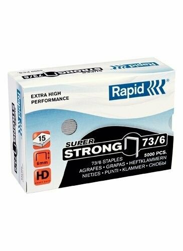 Agrafos Rapid Super Strong nº73/6 Galvanizados