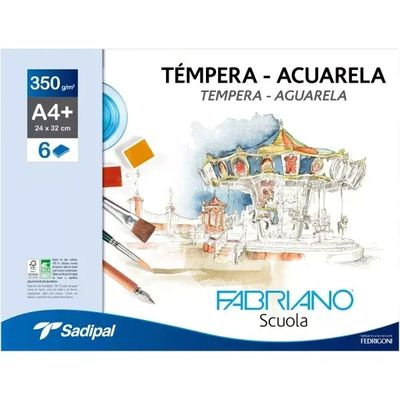 Bloco De Desenho Fabriano Aguarela A4+