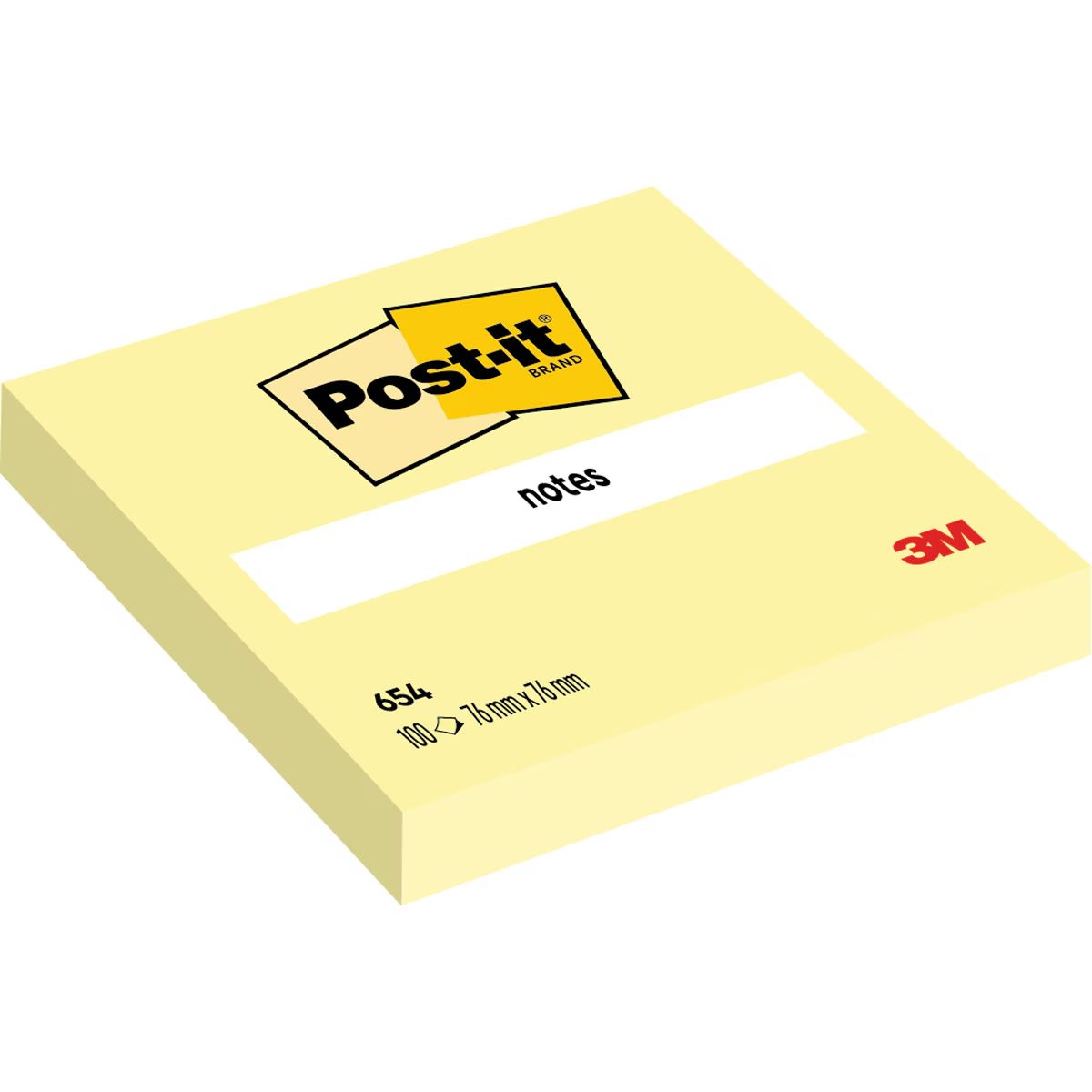 Bloco Notas Aderentes Post-it 76x76mm.