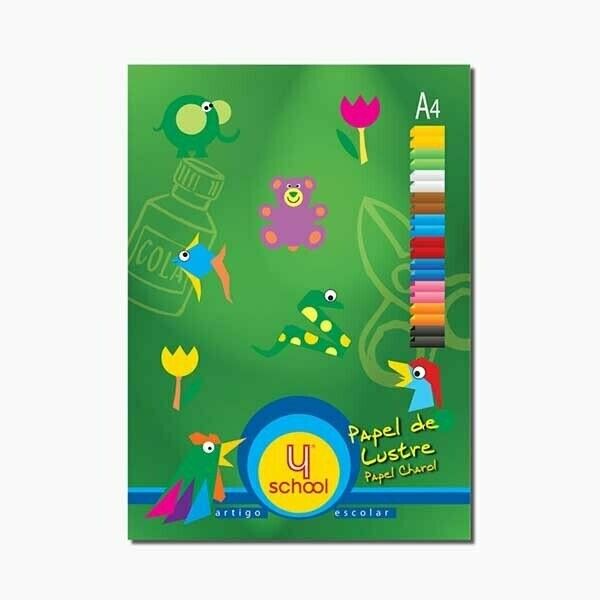 Bloco Papel de Lustro A4