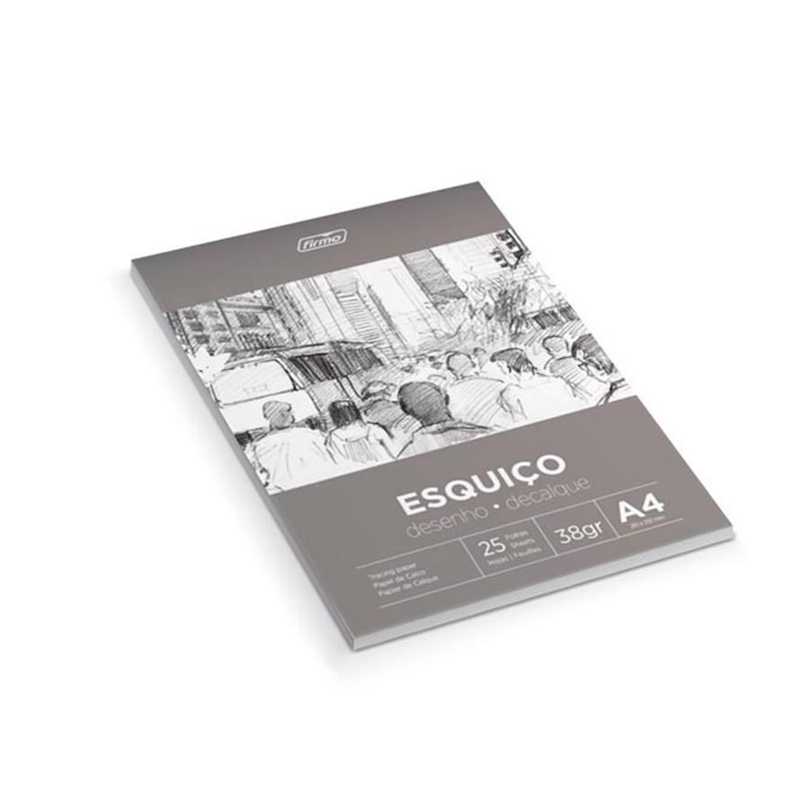 Bloco Papel Esquiço Firmo A4