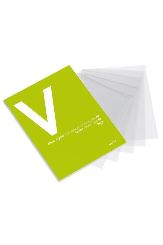 Bloco Papel Vegetal Ambar A3