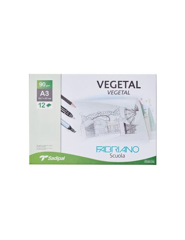 Bloco Papel Vegetal Fabriano  A3