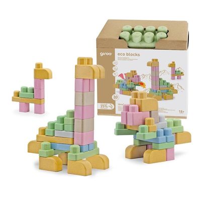 Blocos Construção Eco Animais 30