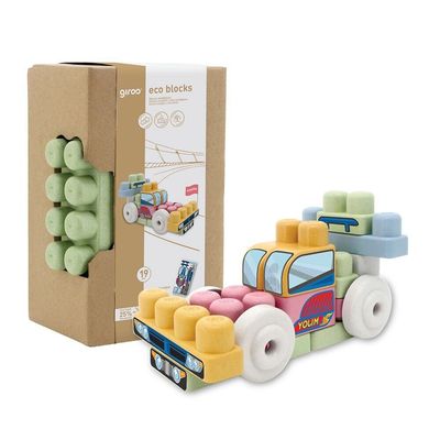 Blocos Construção Eco Carro Corrida 19