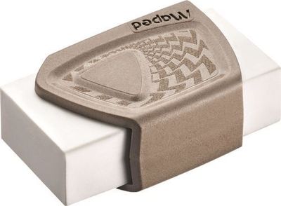 Borracha Maped Smiling Planet Branca c/ Proteção