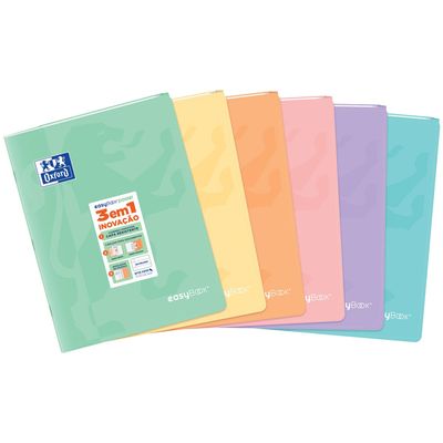 Caderno A4 Oxford Easybook Pastel