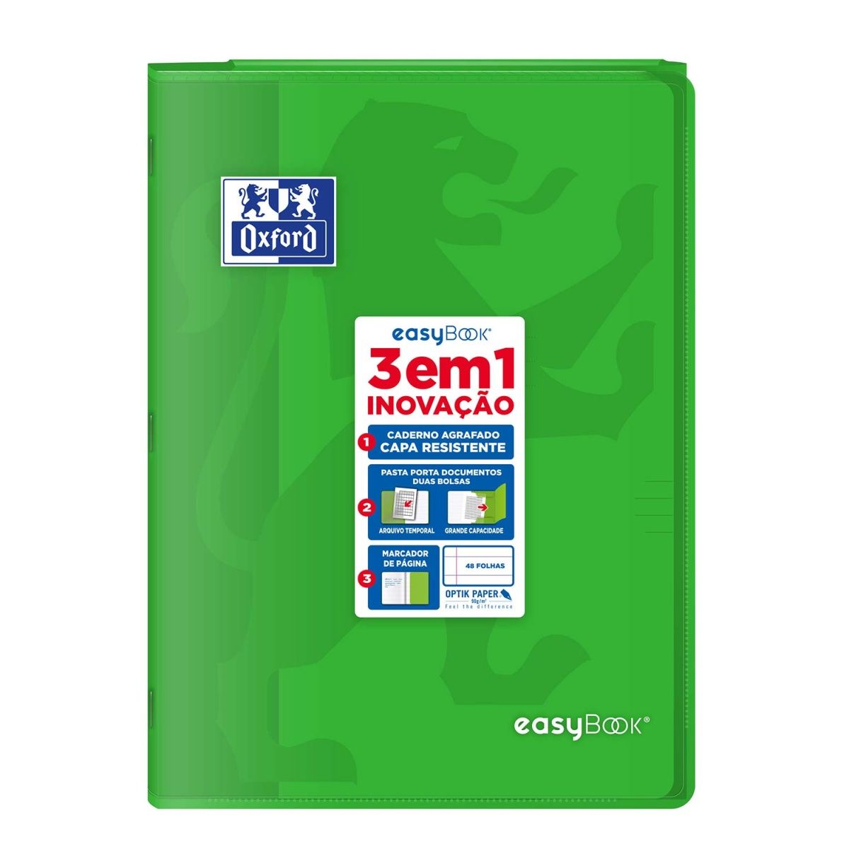 Caderno A4 Oxford Easybook, Cor: Verde
