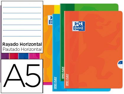Caderno A5 Oxford Openflex, Folha:: Pautada