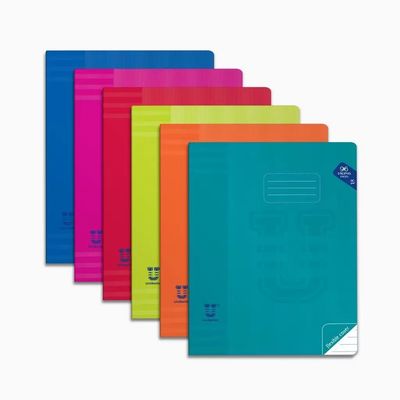 Caderno Unikolor A4 Capa Pp Agrafado