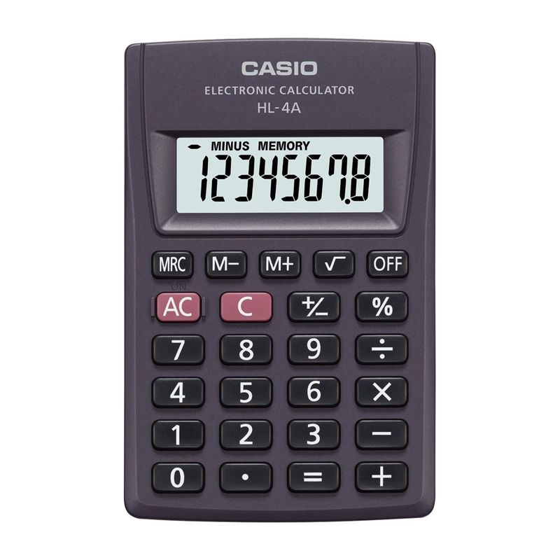 Calculadora de Bolso HL-4A C/8 DÍGITOS