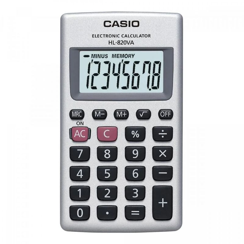 Calculadora de Bolso HL-820VA C/8 DÍGITOS